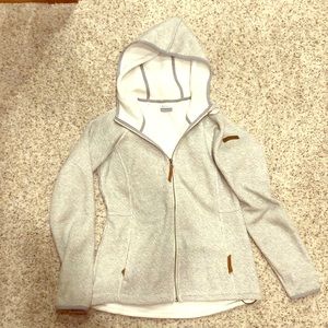 Columbia Gray Full-Zip Hoodie